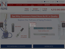 Tablet Screenshot of nuvocig.com